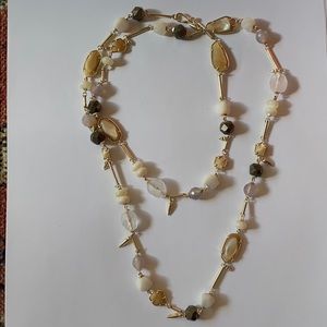 Kendra Scott Ruth Necklace - Gold/Ivory Mix